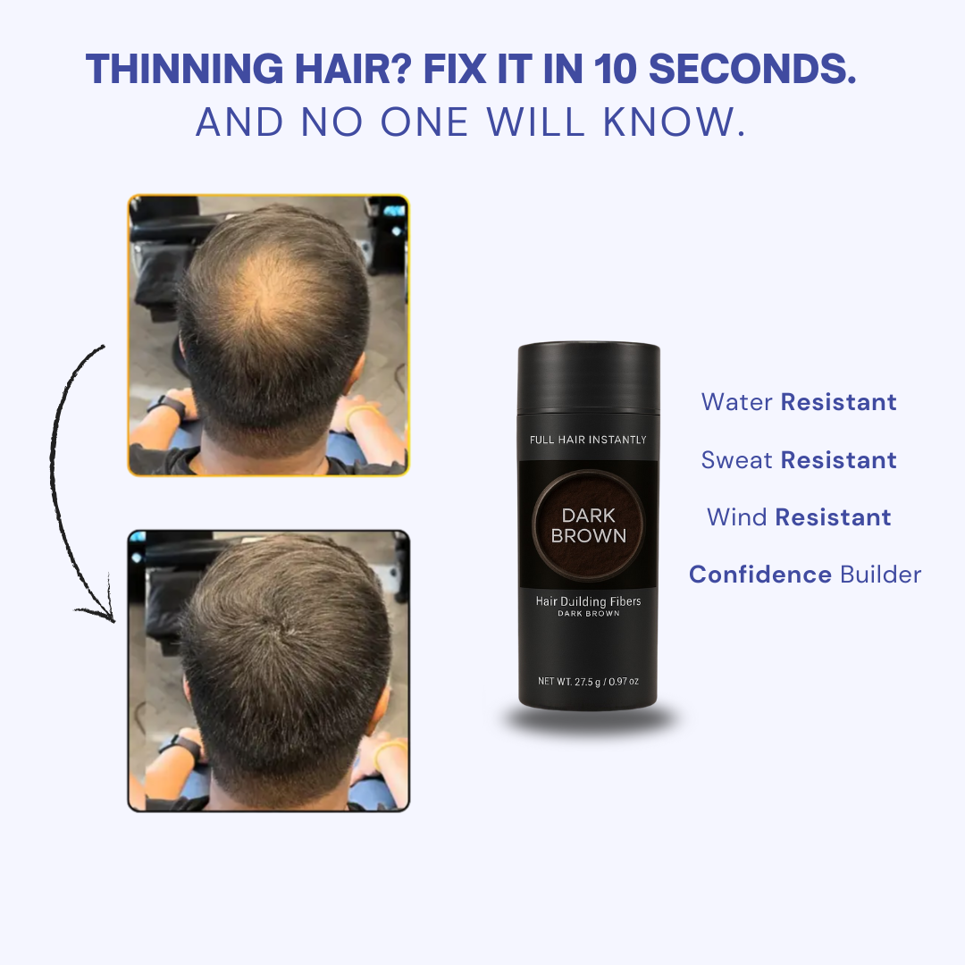 VoluMax™ Hair Building Fiber: Confidence In 30 Seconds